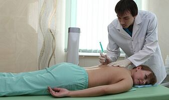 Blockade for osteochondrosis of the cervical spine