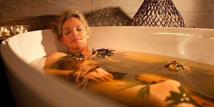 Medicinal bath for arthrosis of the shoulder joint